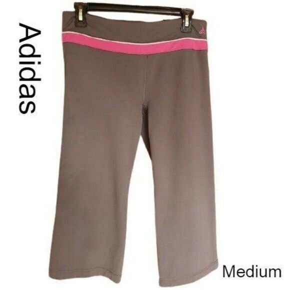 Adidas Women's Capris Climacool Performance Casual Pants Medium - Picture 1 of 5